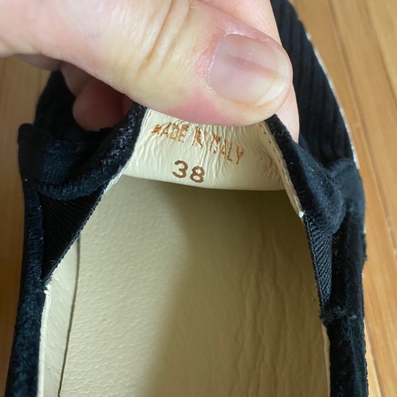 BEAUTIFUL NEW M.GEMI BLACK VELVET SLIP-ON SHOES (3) - Picture 16 of 16